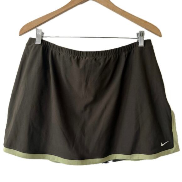 Women's Olive Green Nike Golf/Tennis Workout Activewear Skort Skirt - XL - Picture 1 of 6